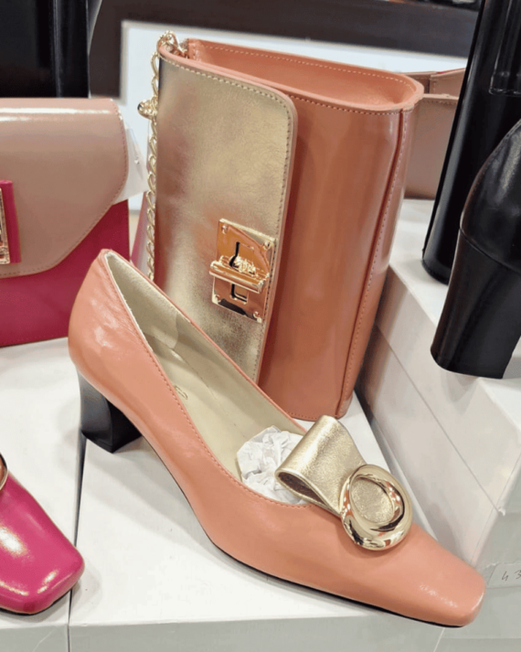 Élégance Royale – Set Chaussure & Sac