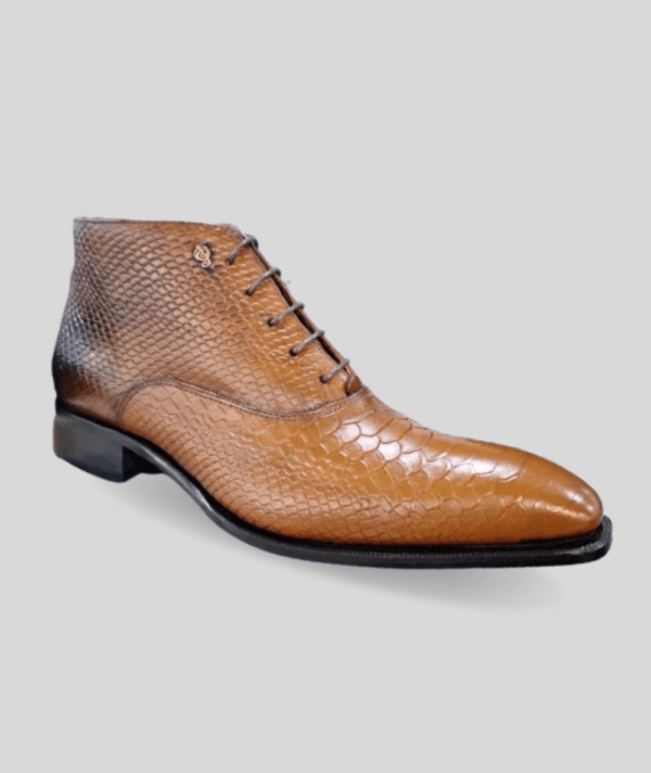 Élégance Suprême – Bottes de Luxe en Cuir Homme